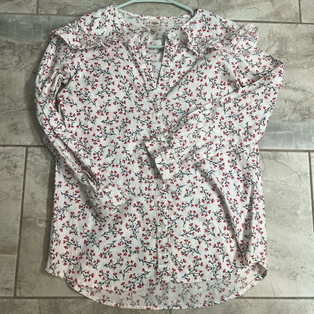 Girls Floral Top